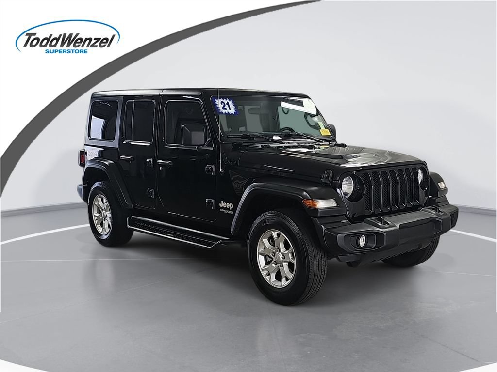 Used 2021 Jeep Wrangler Unlimited Sport AWD/4WD video 1