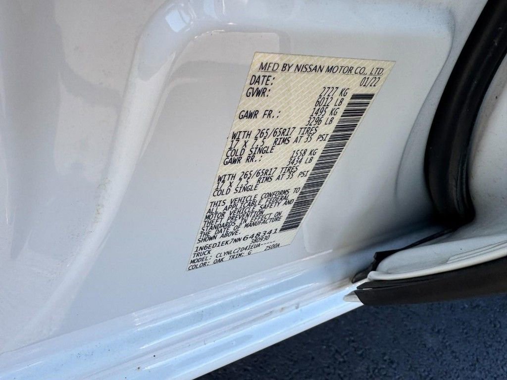 Used 2022 Nissan Frontier SV image 23