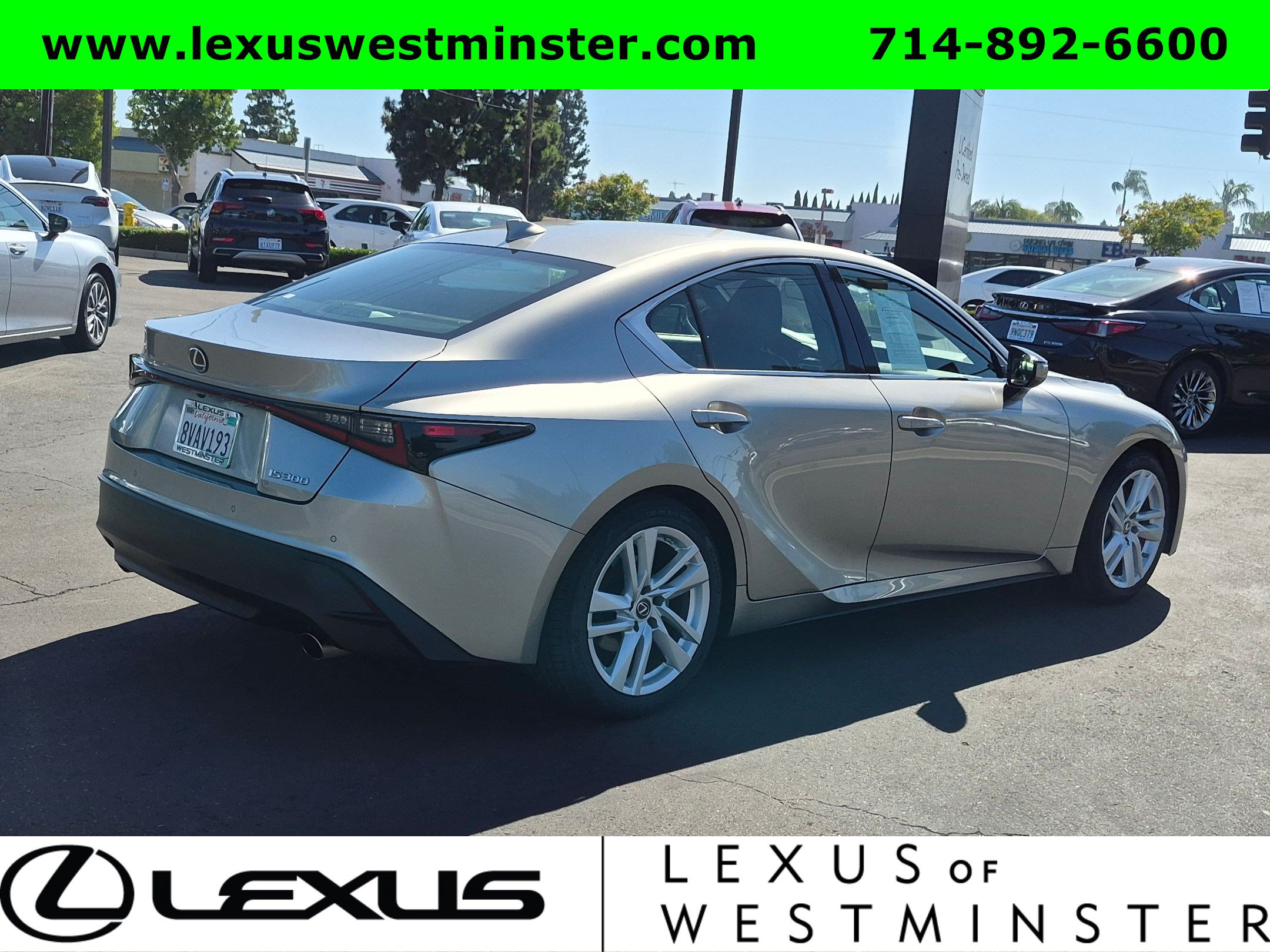 Used 2021 Lexus IS 300 w/ Comfort Package RWD image 8