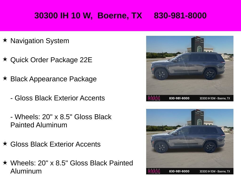 Used 2025 Jeep Grand Cherokee L Limited w/ Black Appearance Package AWD/4WD image 10