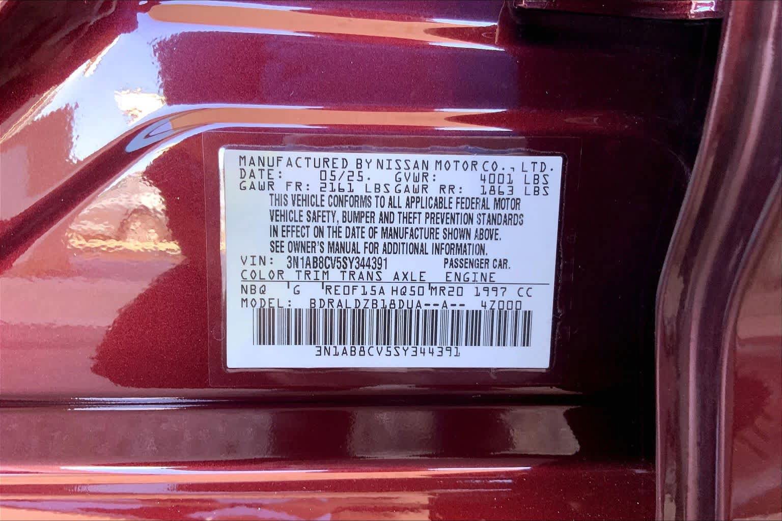 Used 2025 Nissan Sentra SV w/ Trunk Package FWD image 35