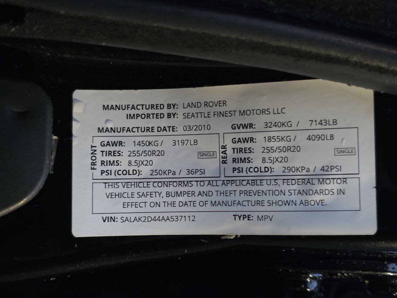 Used 2010 Land Rover LR4 HSE LUX AWD/4WD image 40