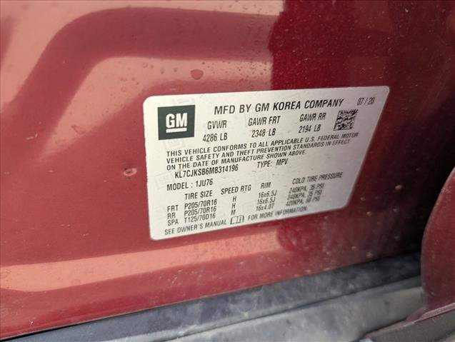 Used 2021 Chevrolet Trax LS w/ Tint and Cruise Package FWD image 16