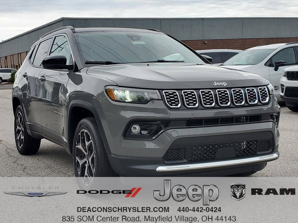 New 2026 Jeep Compass Limited w/ Sun, Sound & Navigation Group
