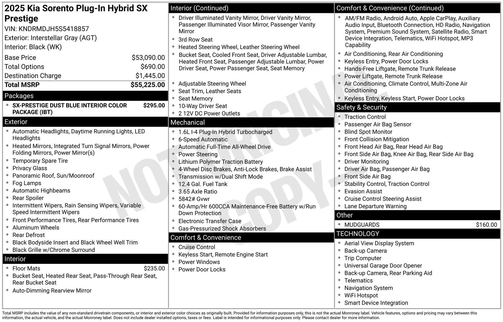 New 2025 Kia Sorento SX Prestige image 32