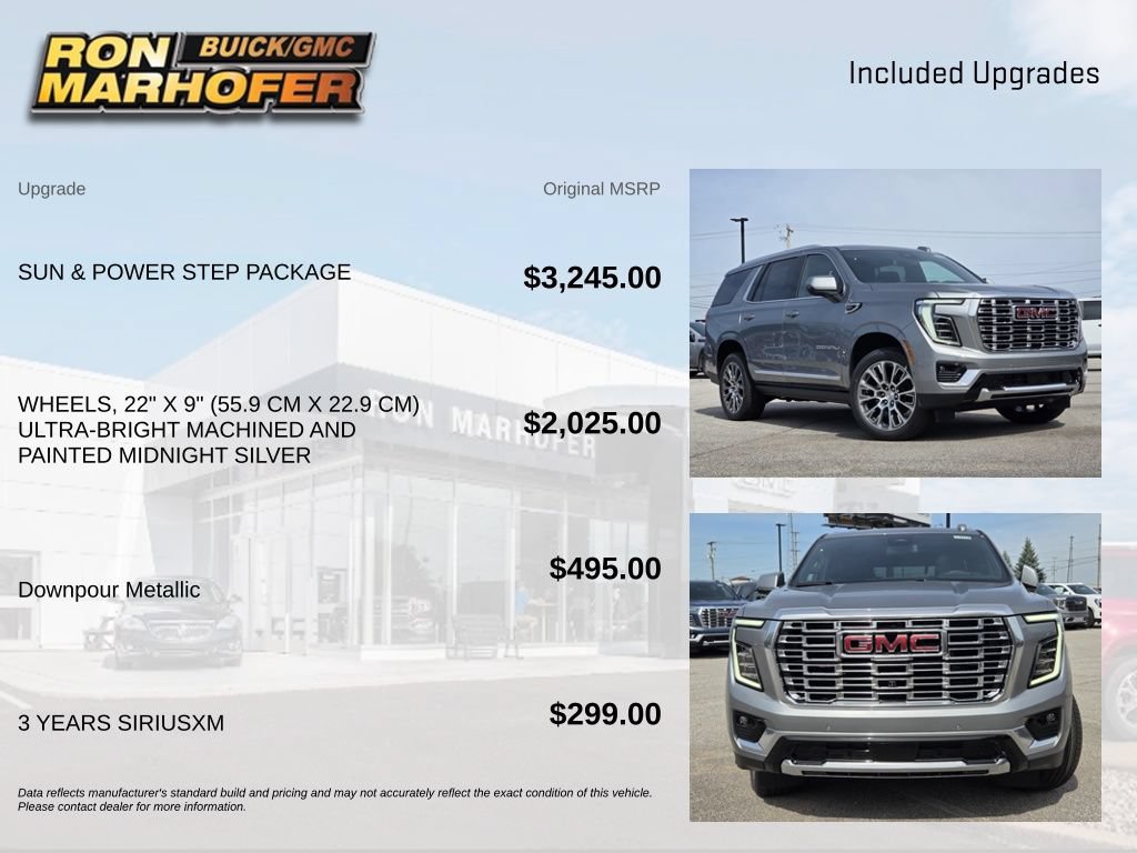 New 2026 GMC Yukon Denali w/ Sun & Power Step Package AWD/4WD image 7