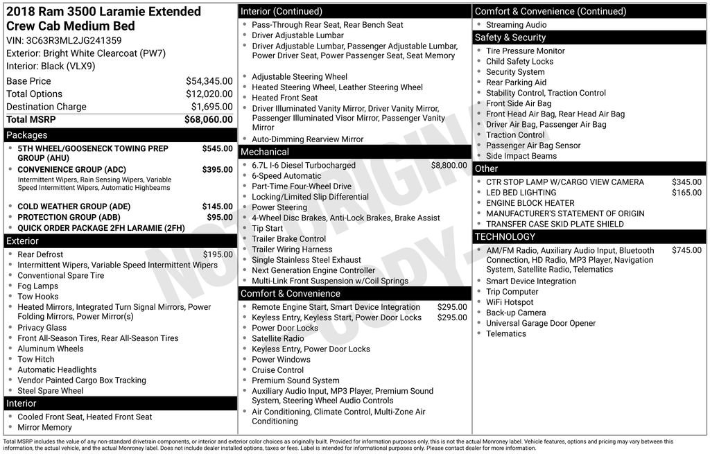 Used 2018 RAM 3500 Laramie image 32