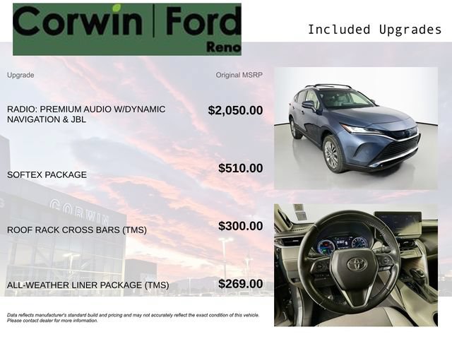 Used 2021 Toyota Venza XLE w/ Softex Package AWD/4WD image 3