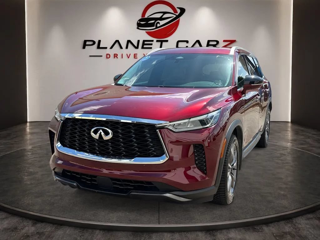 Used 2022 INFINITI QX60 Luxe w/ Performance Audio Package FWD image 1