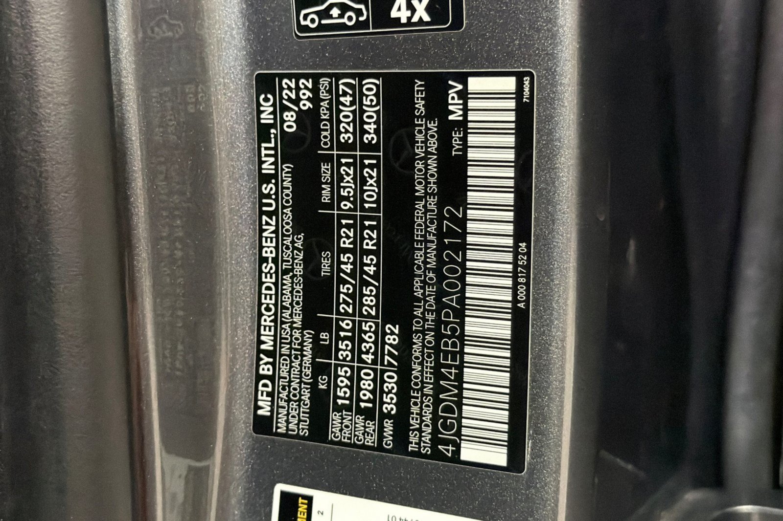 Used 2023 Mercedes-Benz EQS 580 4MATIC SUV image 26