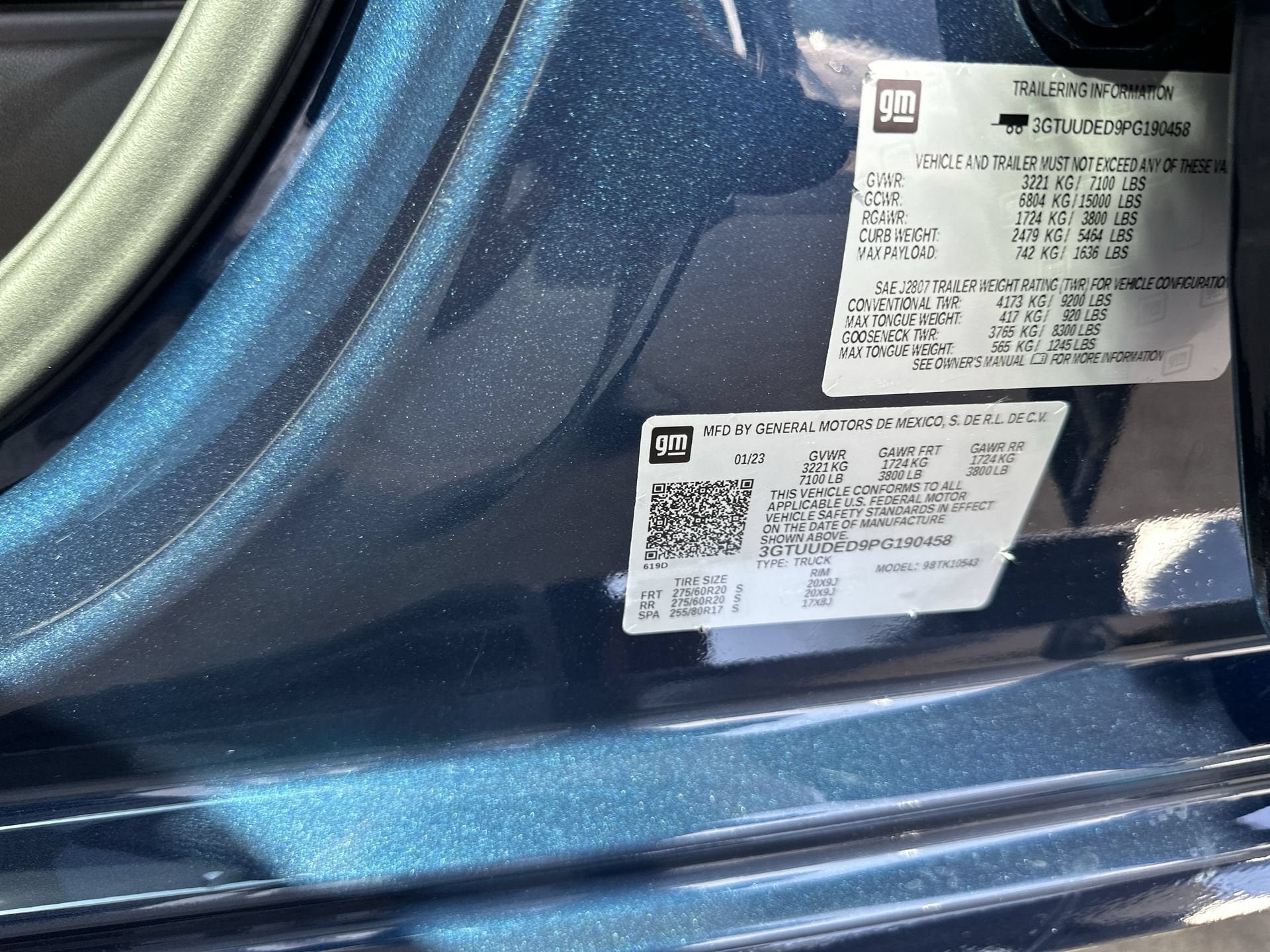 Certified 2023 GMC Sierra 1500 SLT w/ SLT Premium Package AWD/4WD image 33