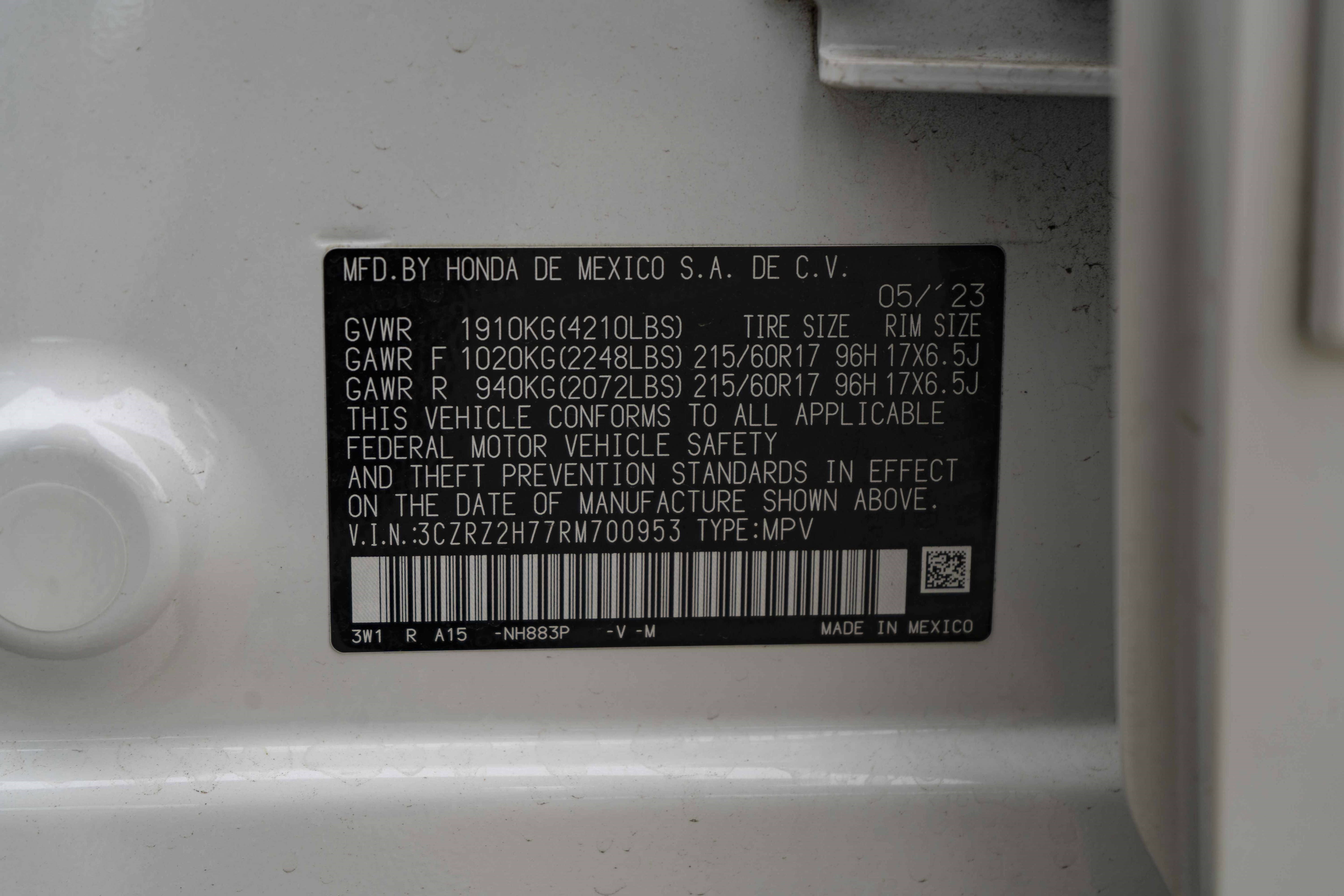 Used 2024 Honda HR-V EX-L image 46