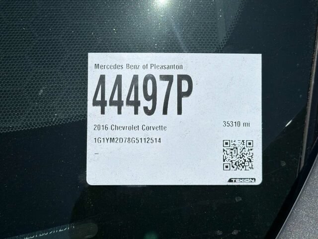 Used 2016 Chevrolet Corvette Stingray Coupe w/ 3LT Preferred Equipment Group RWD image 4