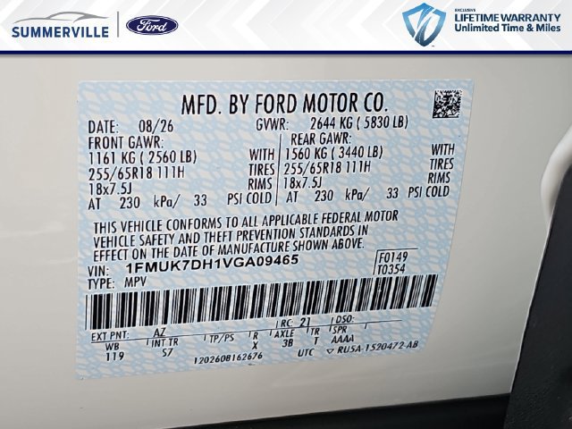 New 2027 Ford Explorer Active w/ Active Comfort Package RWD image 38