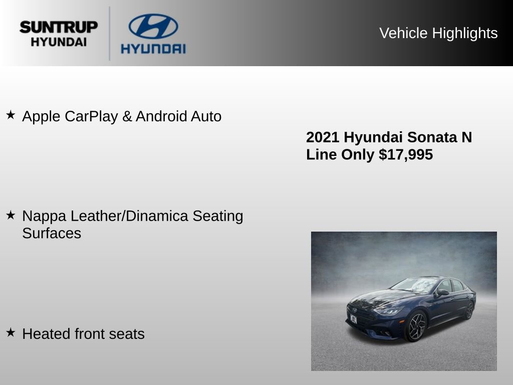Used 2021 Hyundai Sonata N Line FWD image 23
