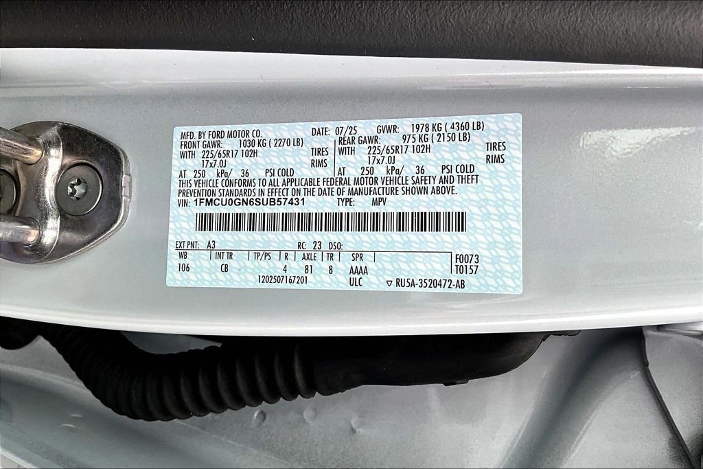 New 2025 Ford Escape Active w/ Active Premium Tech Pack image 8