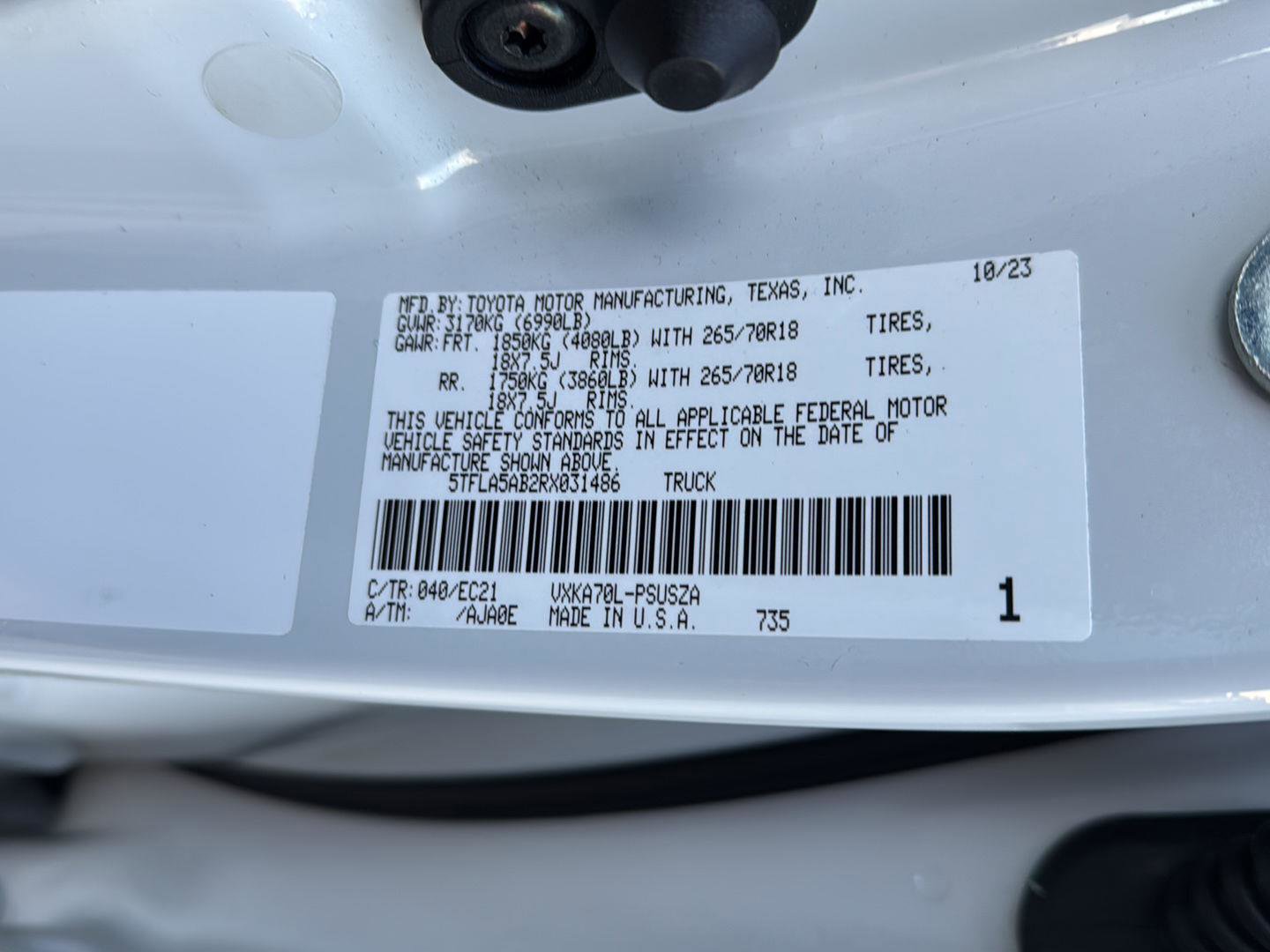 Used 2024 Toyota Tundra SR5 w/ SR5 Premium Package image 37