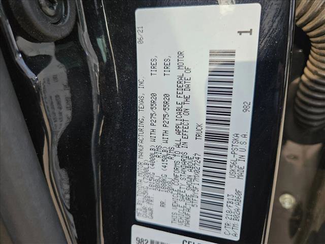 Used 2021 Toyota Tundra SR5 w/ TRD Sport Package AWD/4WD image 24