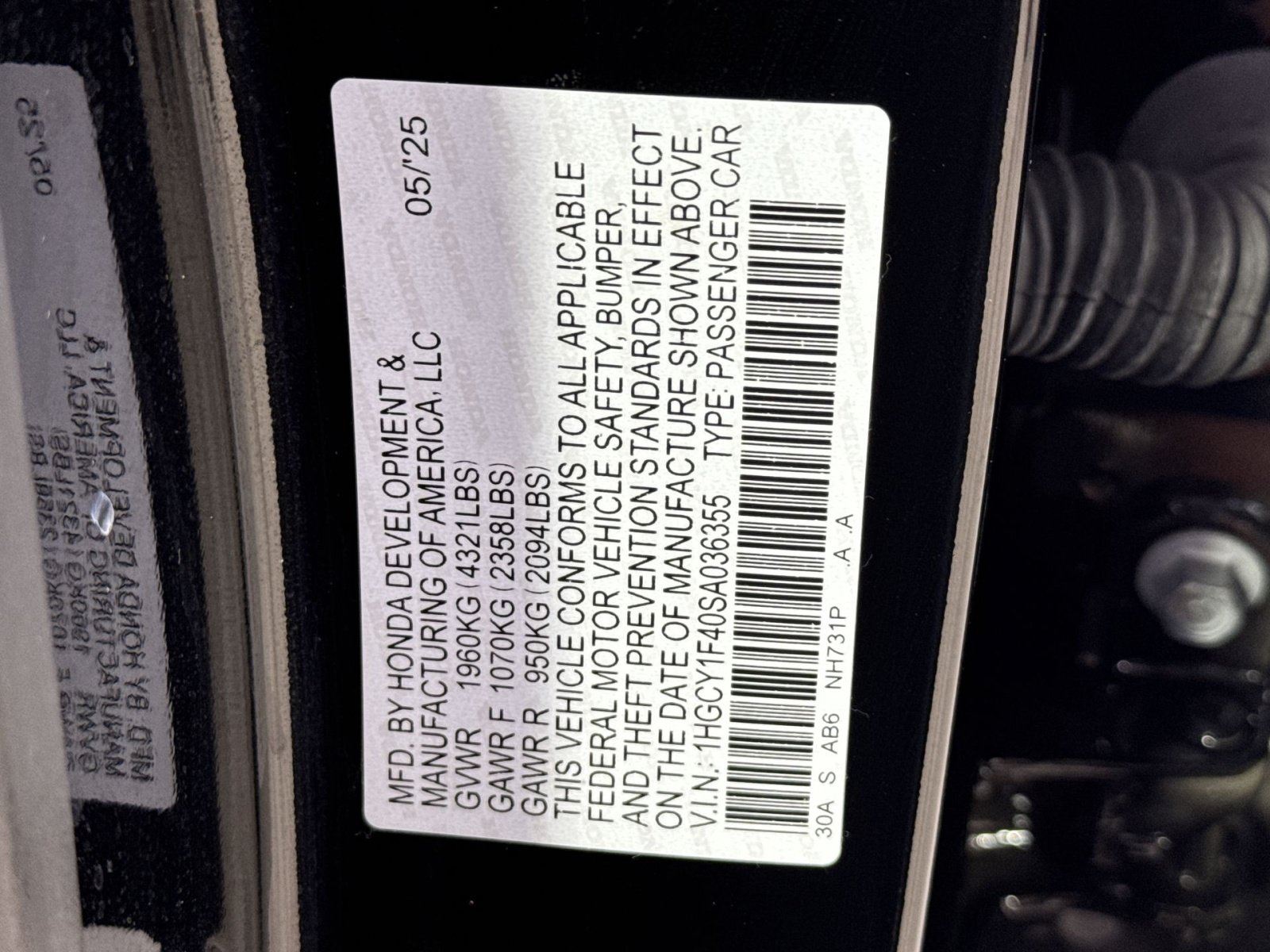 Used 2025 Honda Accord SE image 40
