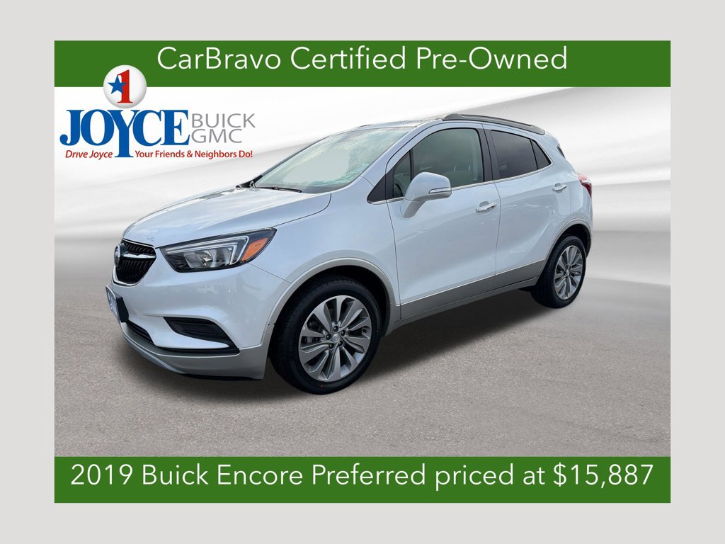 Certified 2019 Buick Encore Preferred w/ Safety Package FWD 360° Tour
