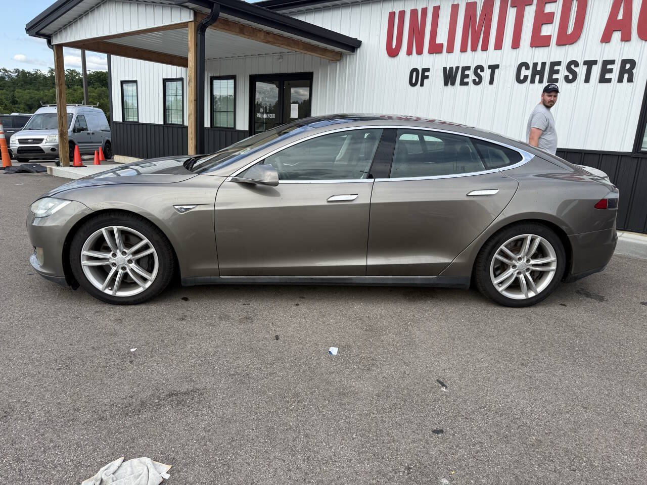 Used 2015 Tesla Model S 70D AWD/4WD image 12