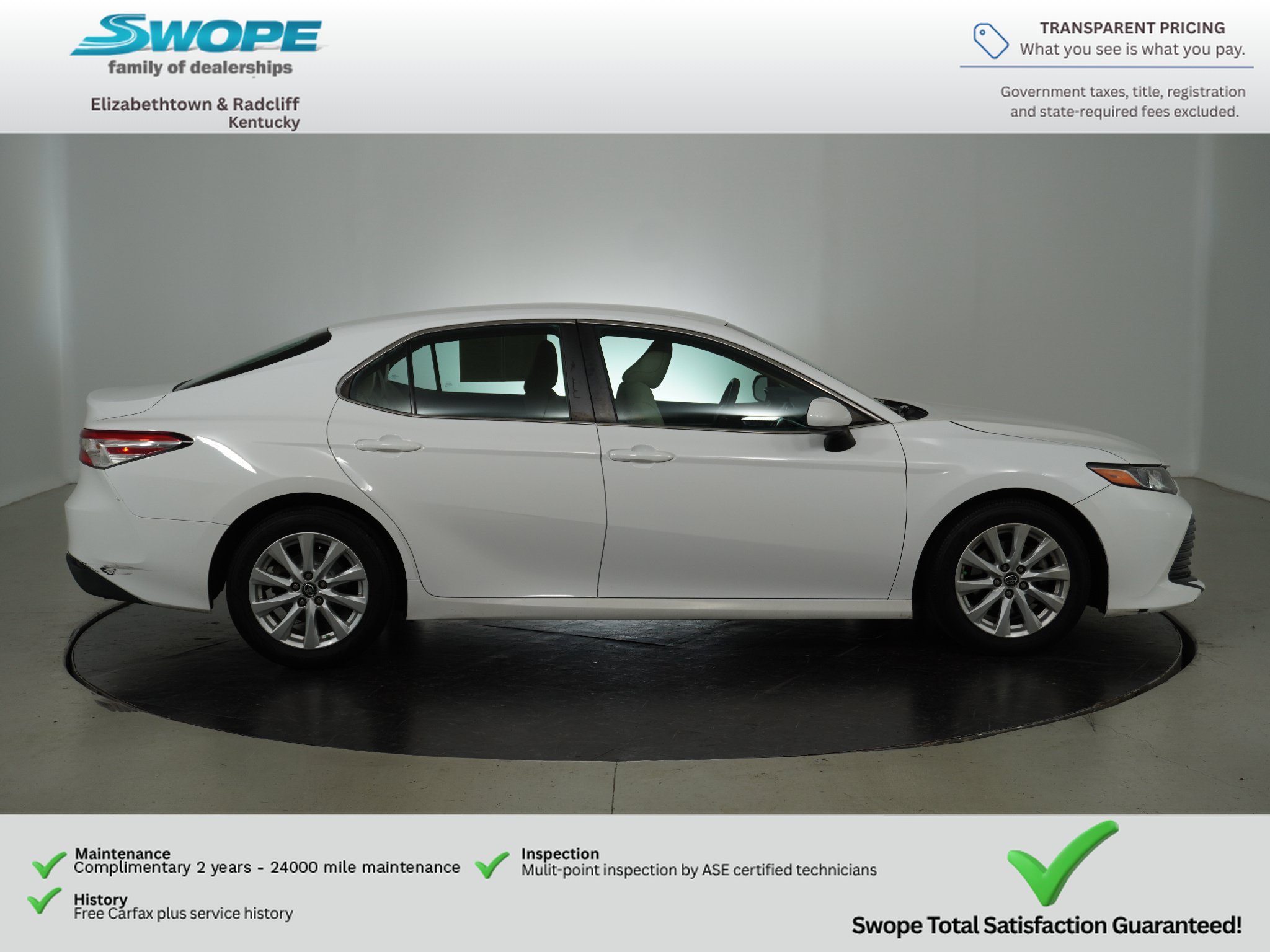 Used 2018 Toyota Camry LE FWD image 2