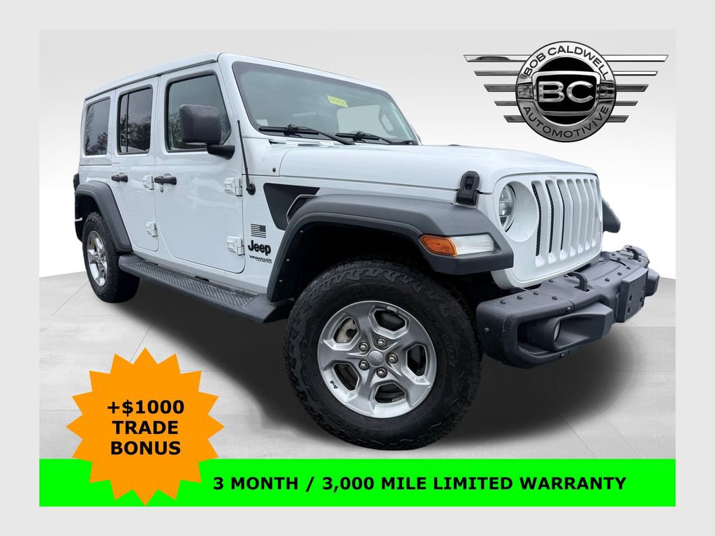 Used 2021 Jeep Wrangler Unlimited Sport image 1