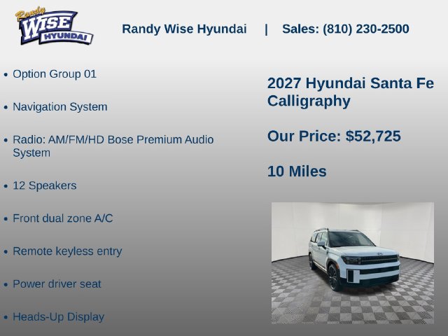 New 2027 Hyundai Santa Fe Calligraphy AWD/4WD image 5