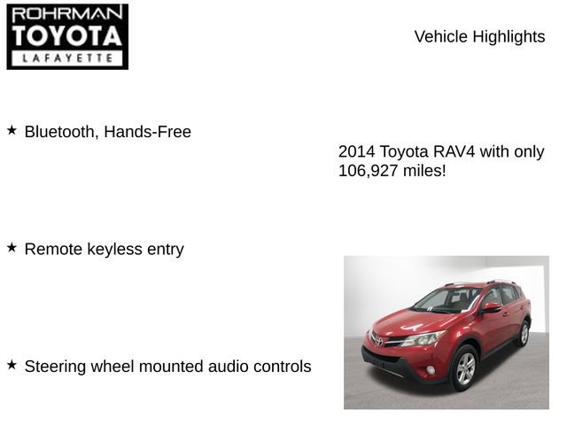 Used 2014 Toyota RAV4 XLE AWD/4WD image 7