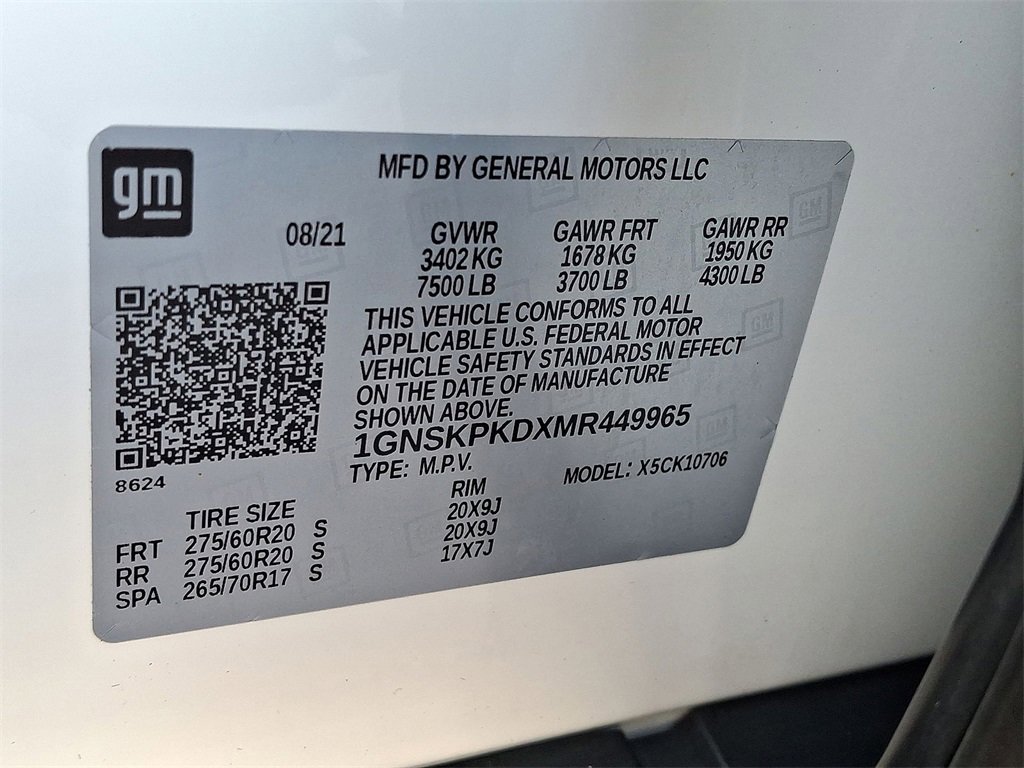 Used 2021 Chevrolet Tahoe Z71 image 18