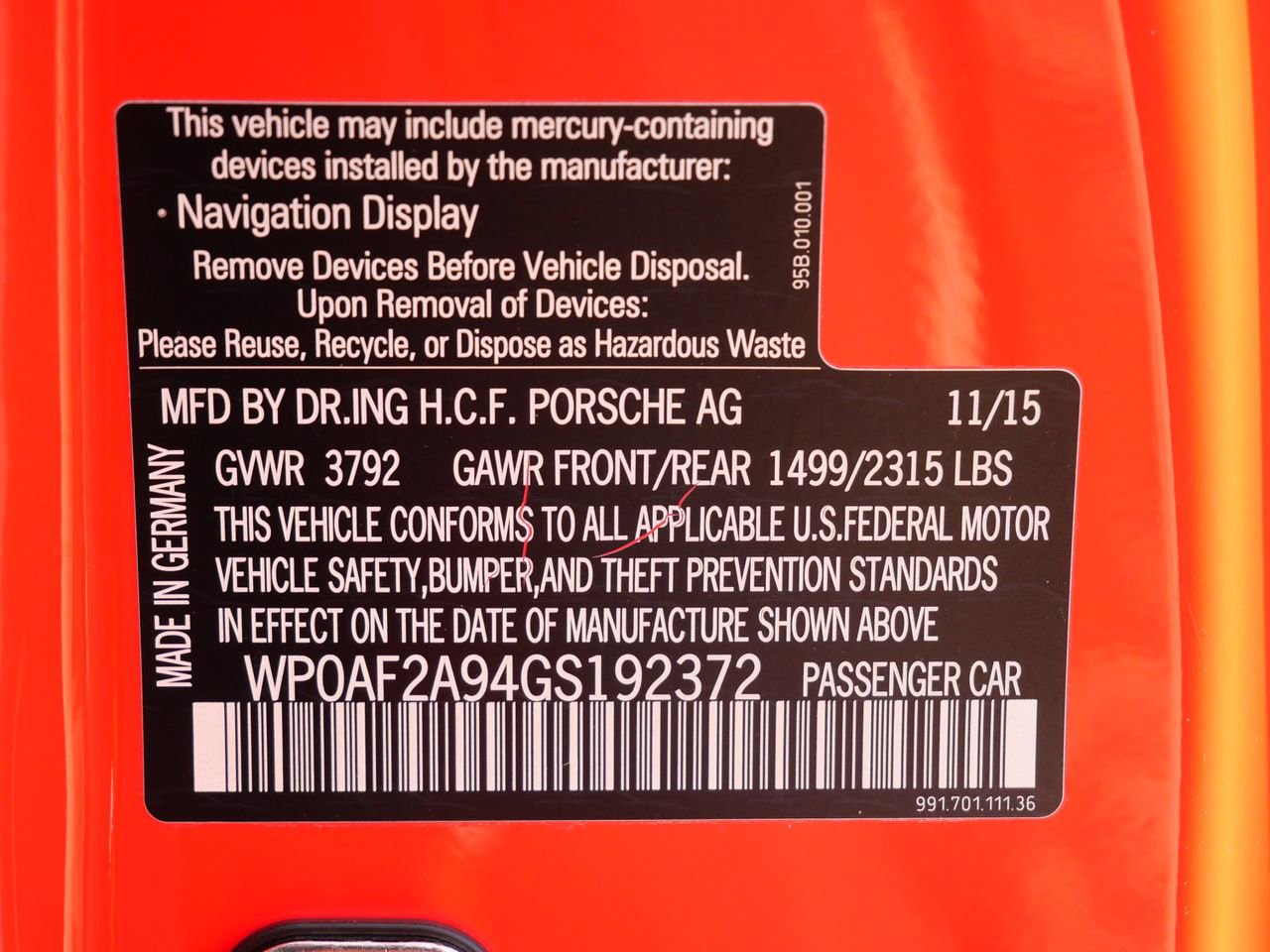 Used 2016 Porsche 911 GT3 RS image 24