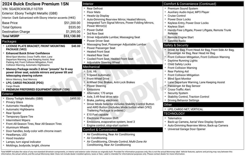 Used 2024 Buick Enclave Premium image 43