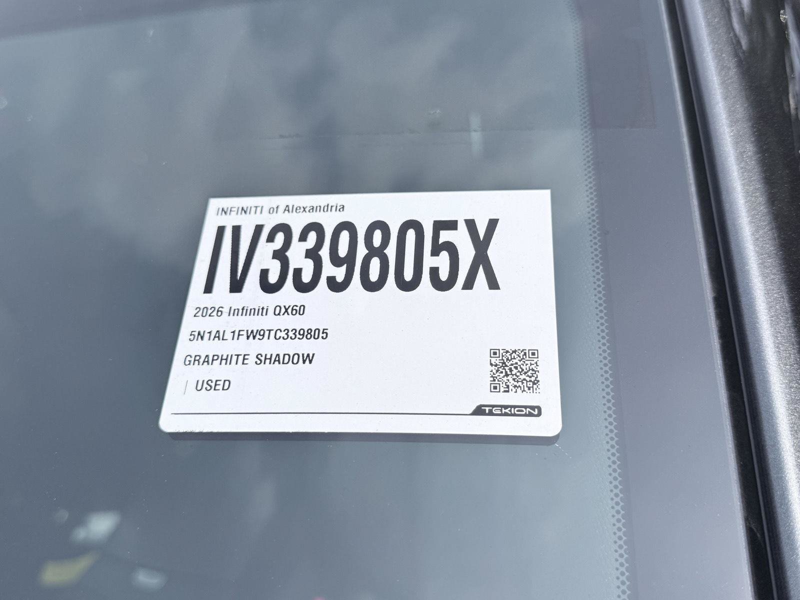 Certified 2026 INFINITI QX60 Sport w/ Dark Cargo Package AWD/4WD image 28