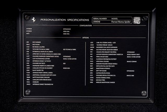 Certified 2025 Ferrari Roma Spider image 63