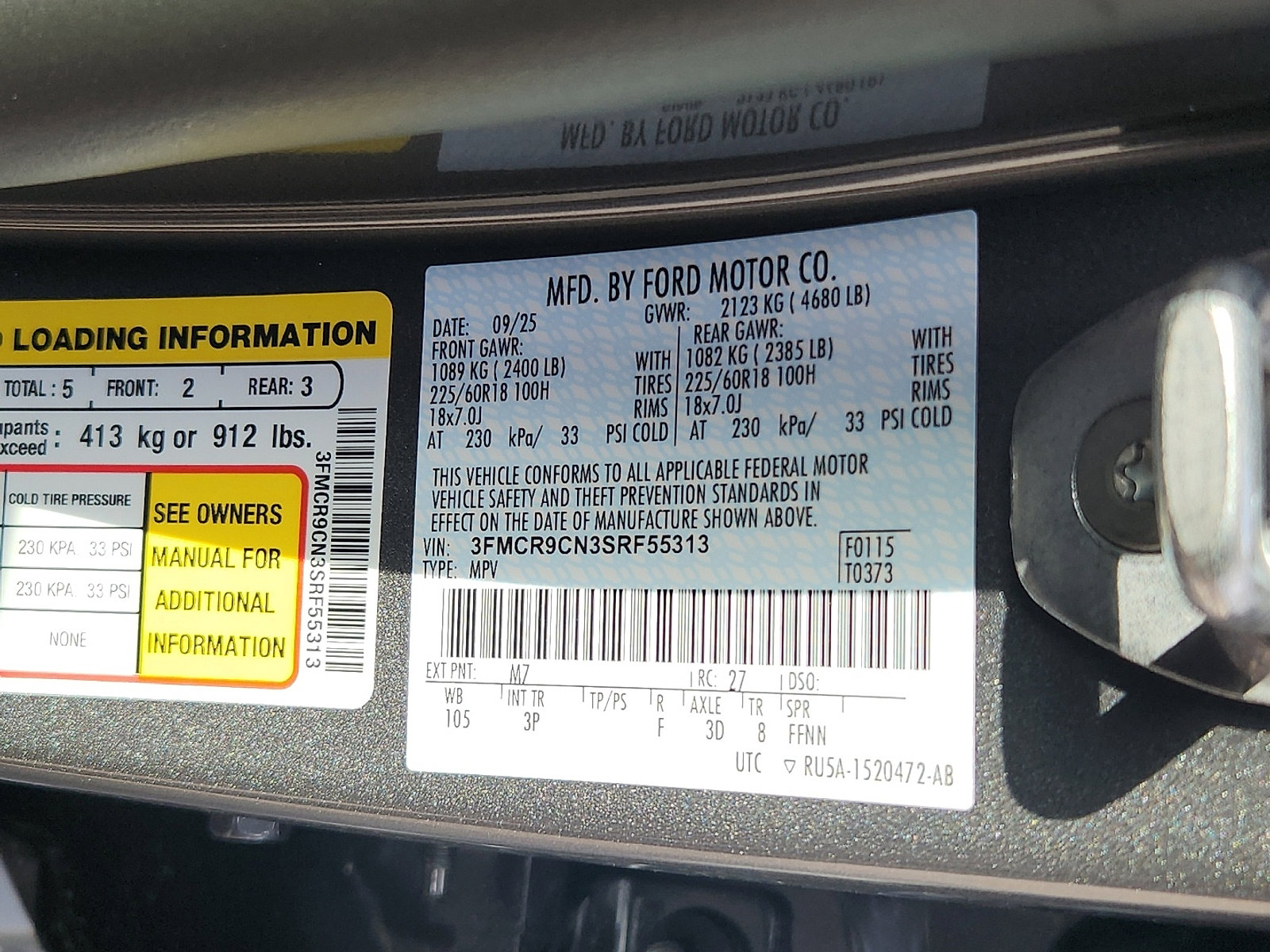 New 2025 Ford Bronco Sport Outer Banks w/ Outer Banks Tech Package+ AWD/4WD image 17