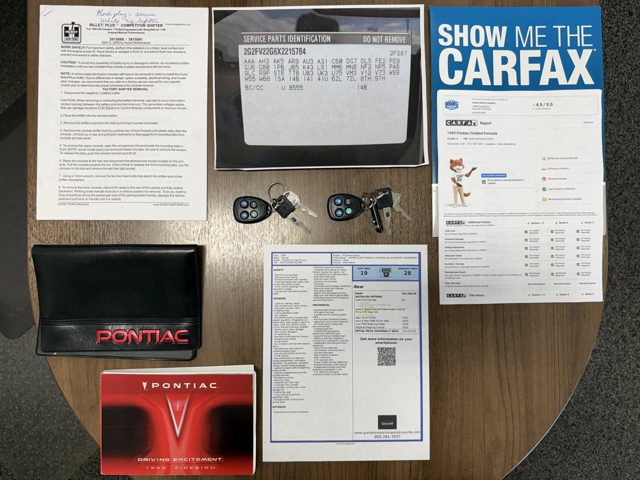 Used 1999 Pontiac Firebird Formula RWD image 47