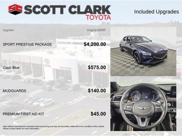 Used 2023 Genesis G70 2.0T w/ Sport Prestige Package image 8