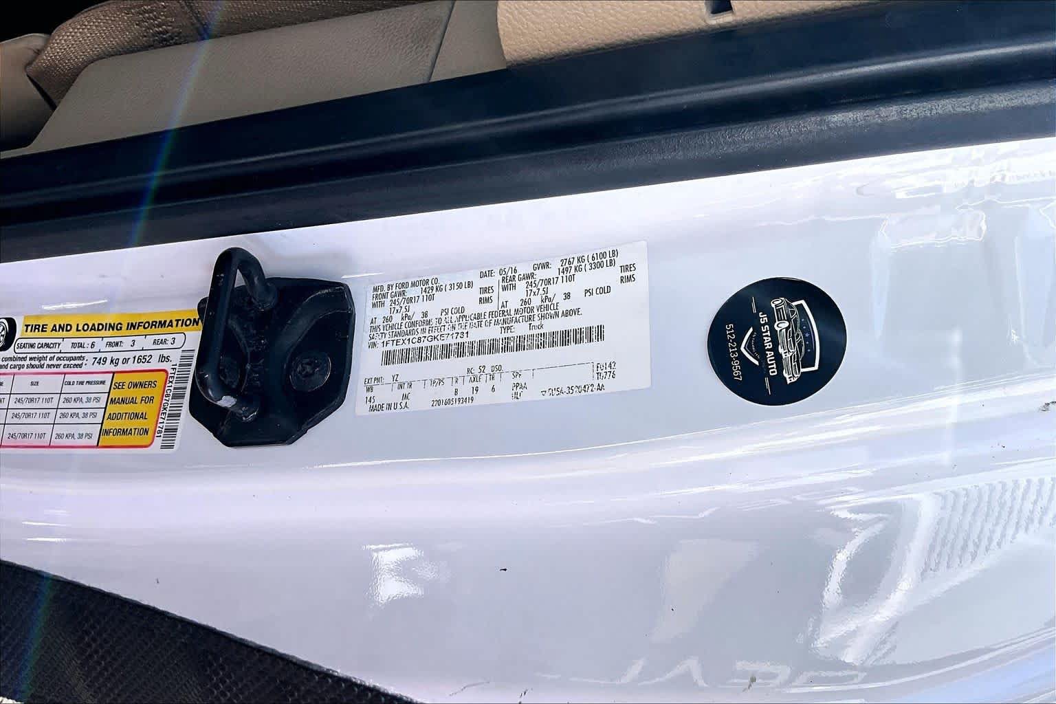 Used 2016 Ford F150 XLT RWD image 34