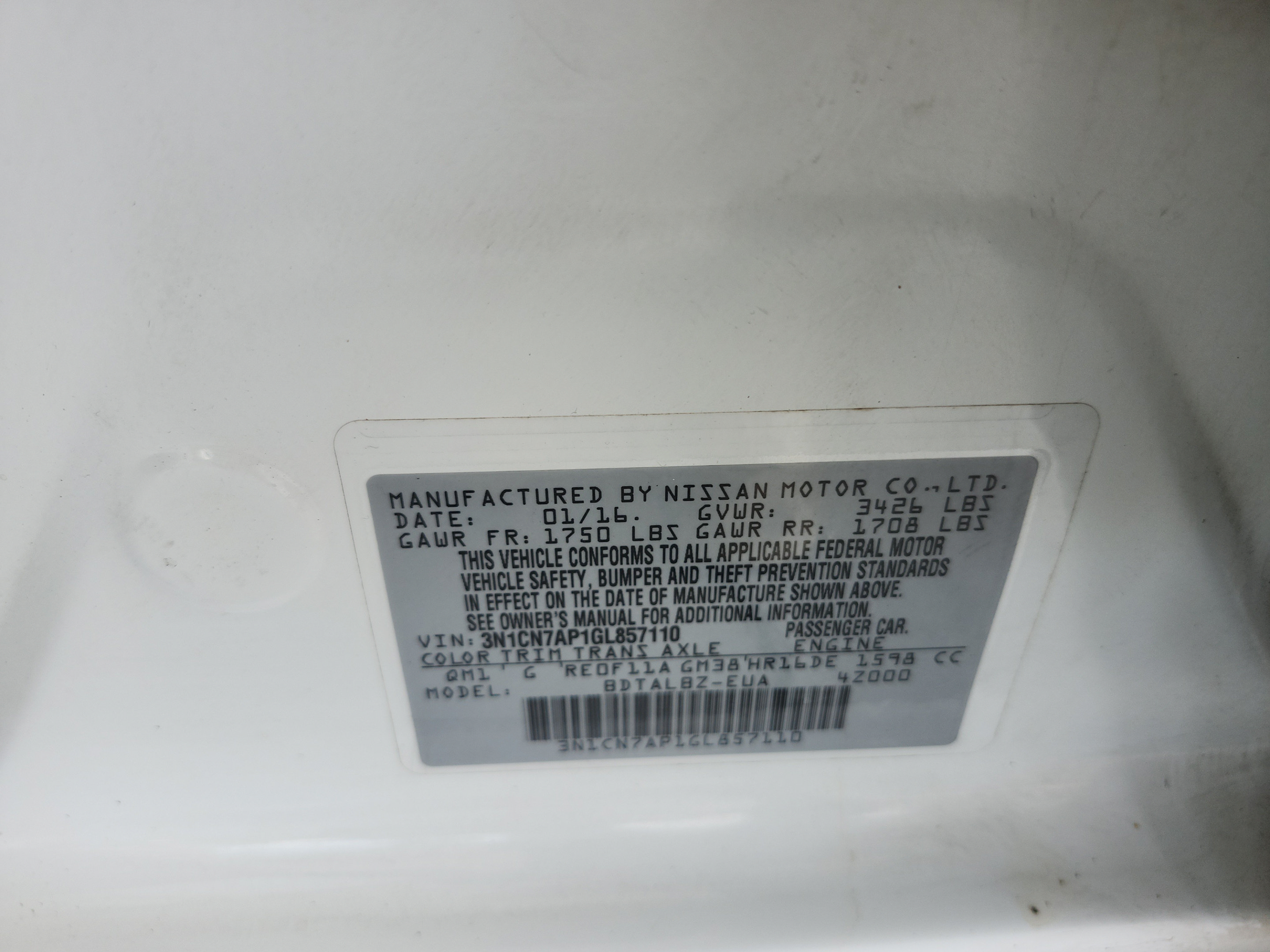 Used 2016 Nissan Versa SV FWD image 23