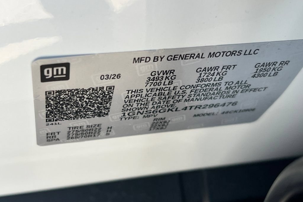 New 2026 Chevrolet Suburban High Country AWD/4WD image 24