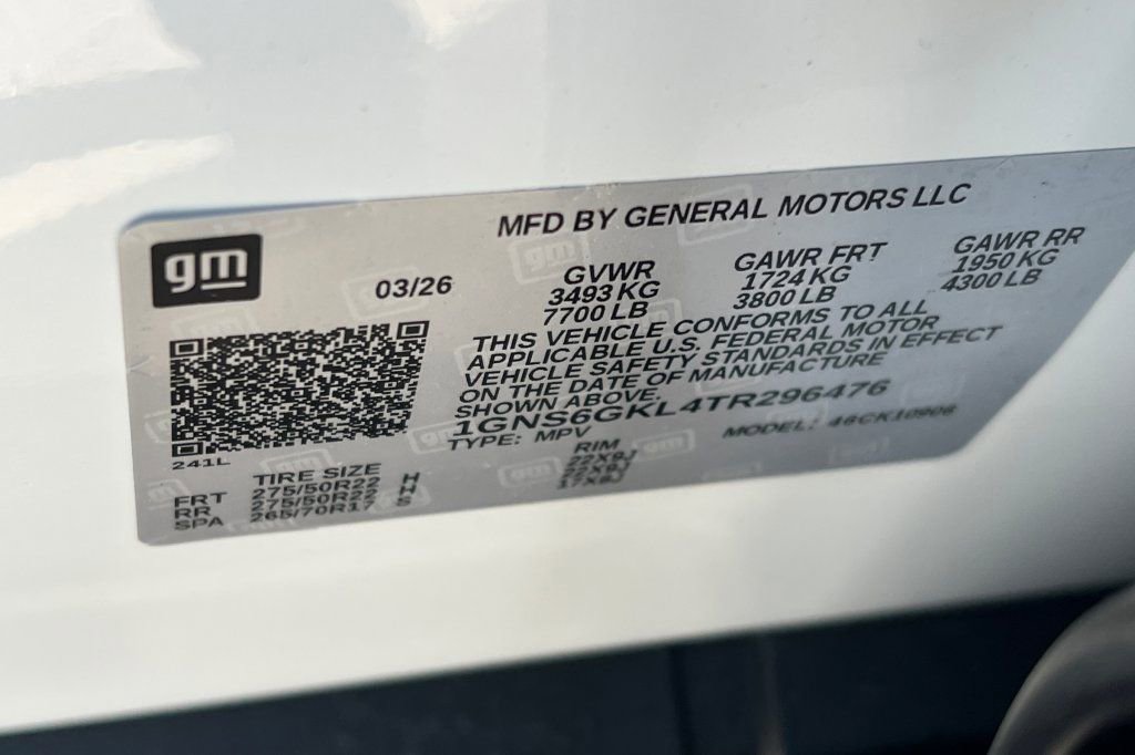 New 2026 Chevrolet Suburban High Country AWD/4WD image 24