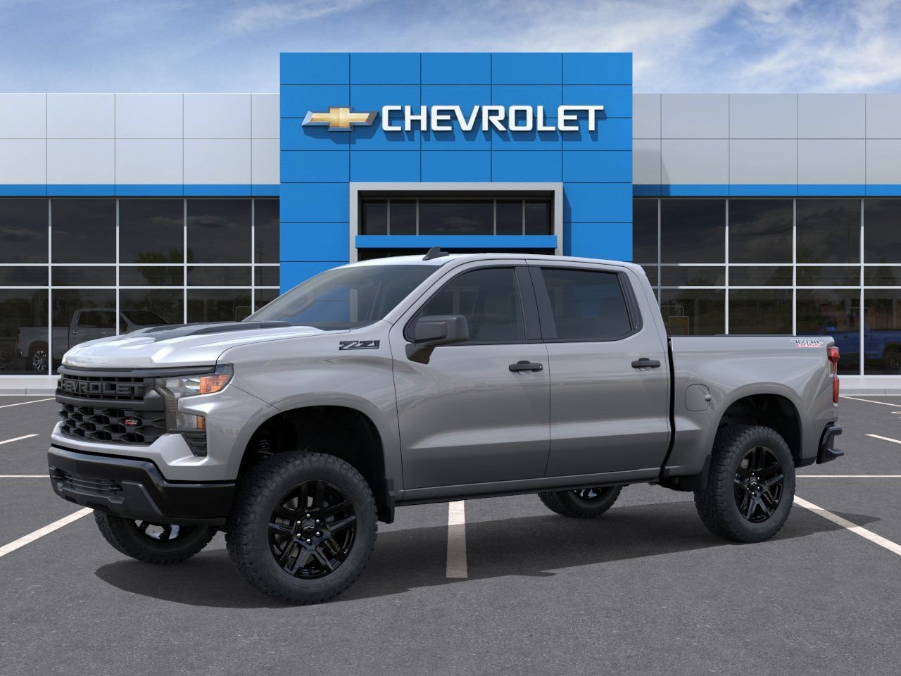 New 2026 Chevrolet Silverado 1500 Custom Trail Boss w/ Dark Appearance Package AWD/4WD image 2