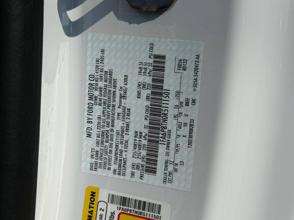 Used 2024 Ford Mustang Premium RWD image 27