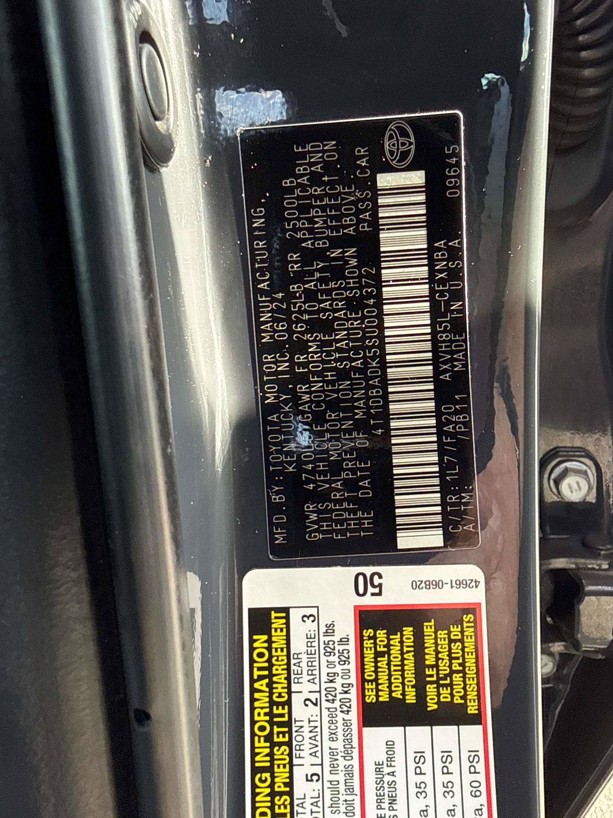 Used 2025 Toyota Camry XLE AWD/4WD image 27