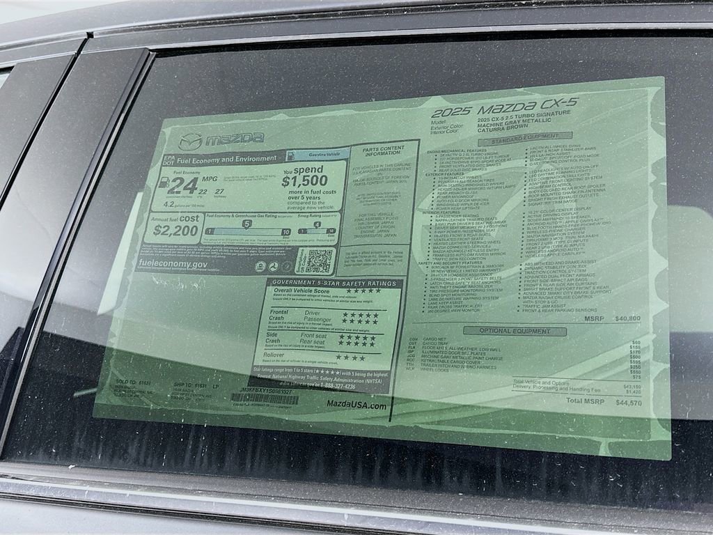 New 2025 MAZDA CX-5 Signature image 12
