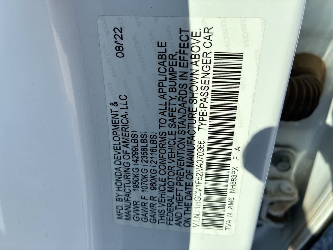 Used 2022 Honda Accord EX-L image 33