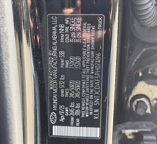 Used 2023 Hyundai Santa Cruz Night w/ Cargo Package image 23