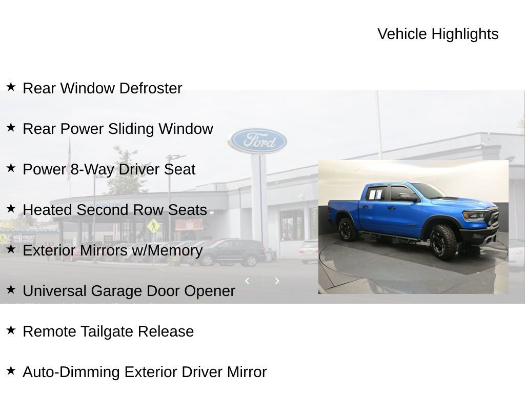 Used 2024 RAM 1500 Rebel w/ Rebel Level 1 Equipment Group image 21