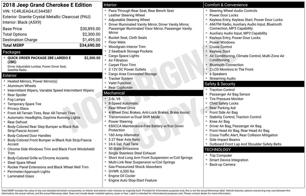 Used 2018 Jeep Grand Cherokee Laredo image 7