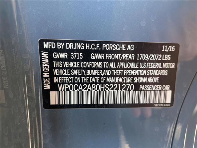 Used 2017 Porsche 718 Boxster w/ Sport Chrono Package image 22